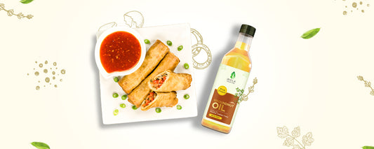 Mother's Famous Chinese Egg Rolls Recipe with Cold Pressed Oil