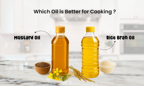 rice bran or mustard oil