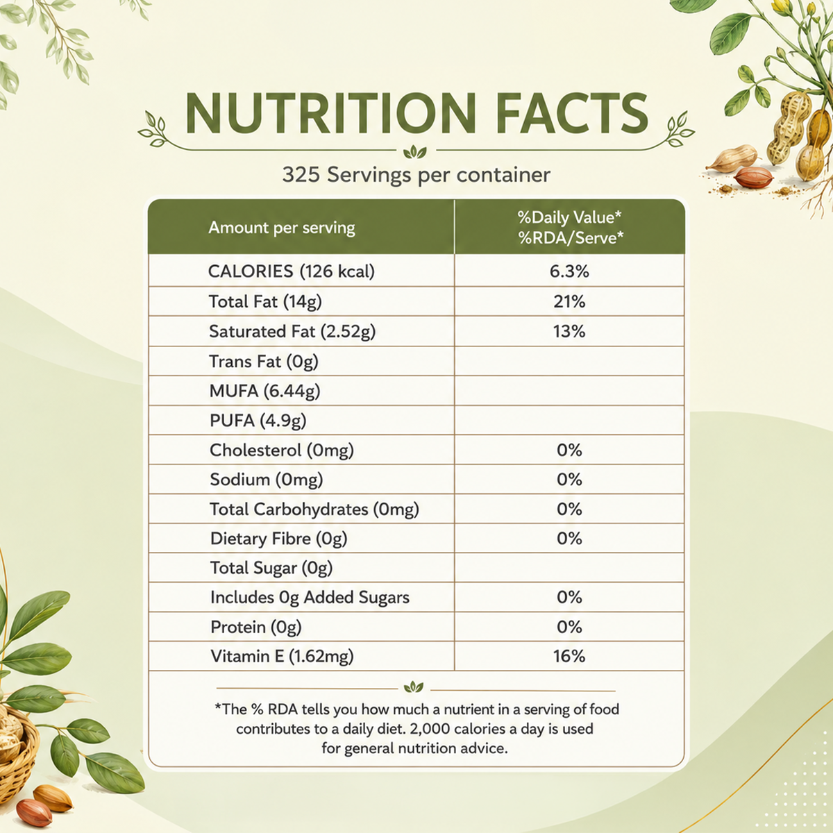 Cold Pressed Groundnut Oil